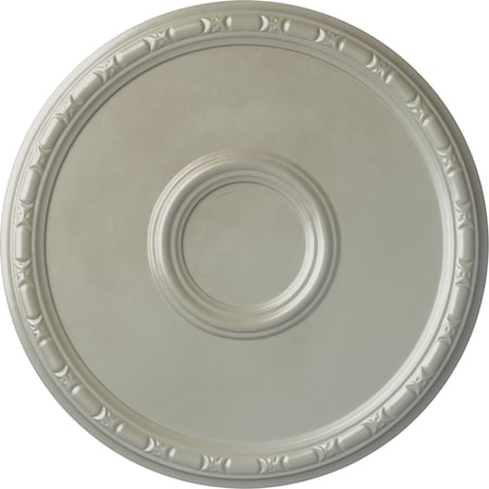 Ekena Millwork Odessa Bead & Barrel Ceiling Medallion (Fits Canopies up to 5"), 19 3/4"OD x 1 3/8"P, Flash Copper CM20ODFCS